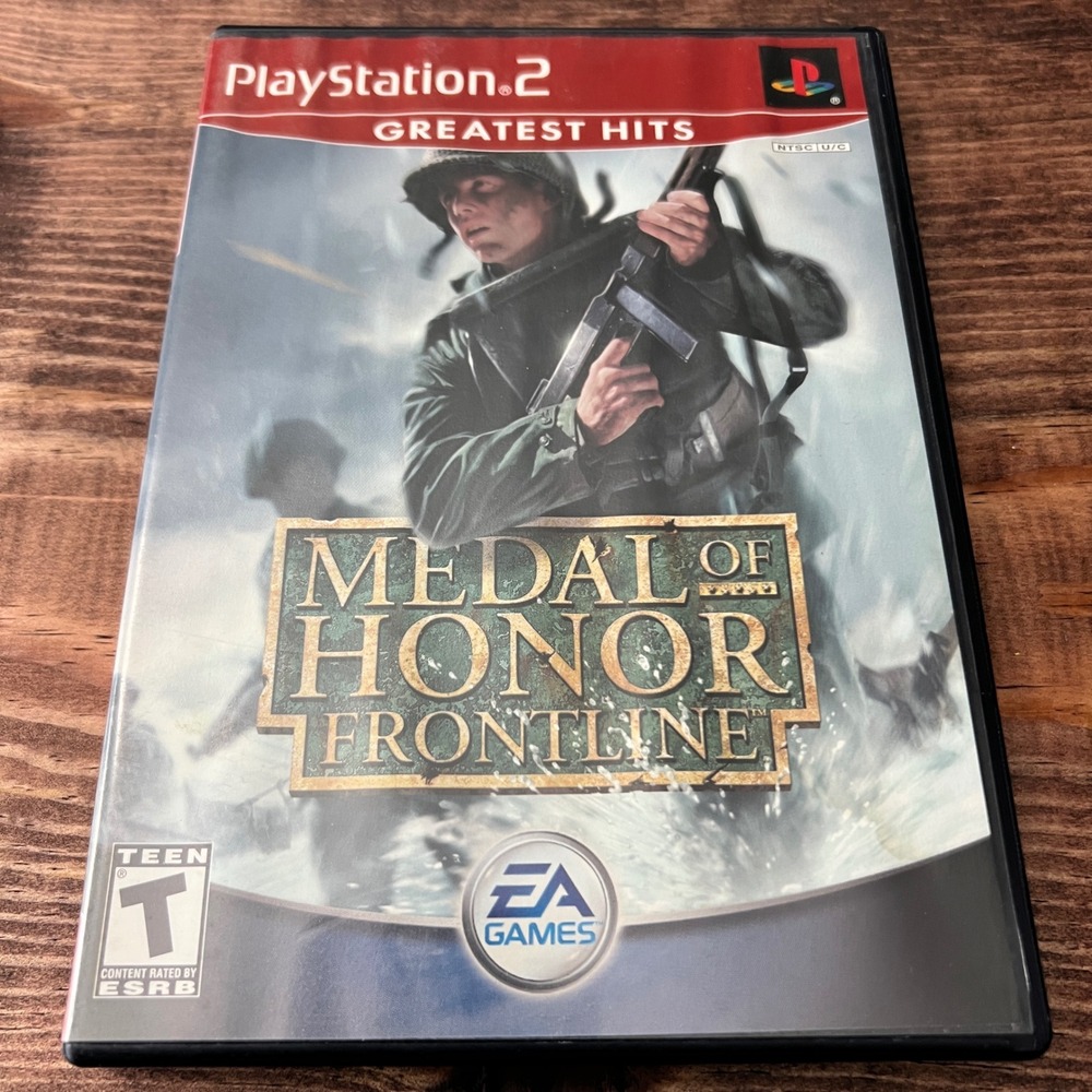 Medal of Honor Frontline PS2 PlayStation 2 Greatest Hits SLUS 20368GH Complete